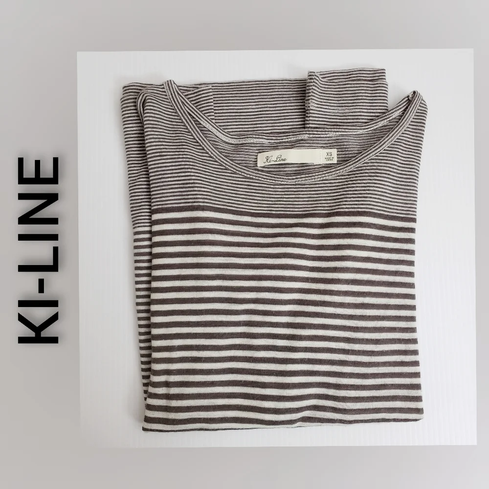 Ki-Line Striped lightweight long sleeve Top XSmall